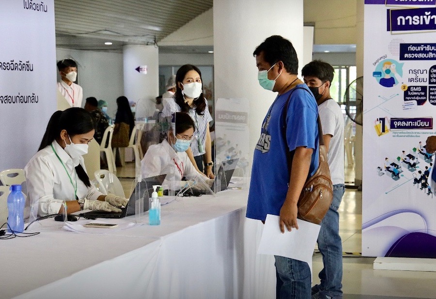 Vaccination en Thaïlande