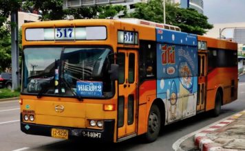 THAÏLANDE – TRANSPORT : La fin de la subvention du diesel et des bus publics Bus Bangkok Thaïlande