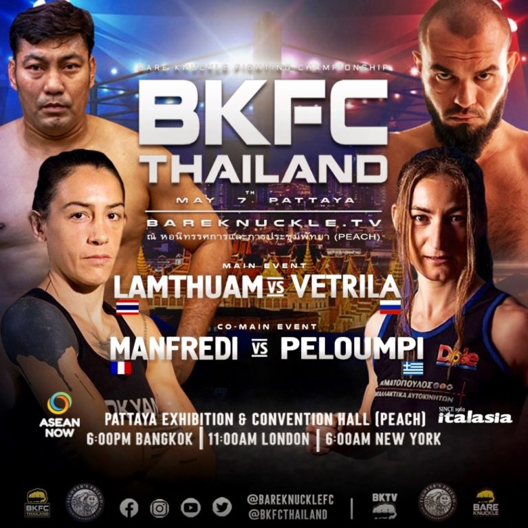 THAÏLANDE – SPORTS : Retrouvez le 7 mai, Souris Manfredi, la championne française du combat à mains nues à Pattaya