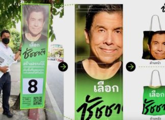 Chadchart Sittipunt poster sac