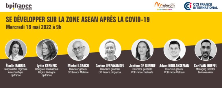 ASIE DU SUD-EST – FRANCE : Une visio-conférence le 18 mai pour identifier les opportunités économiques post Covid