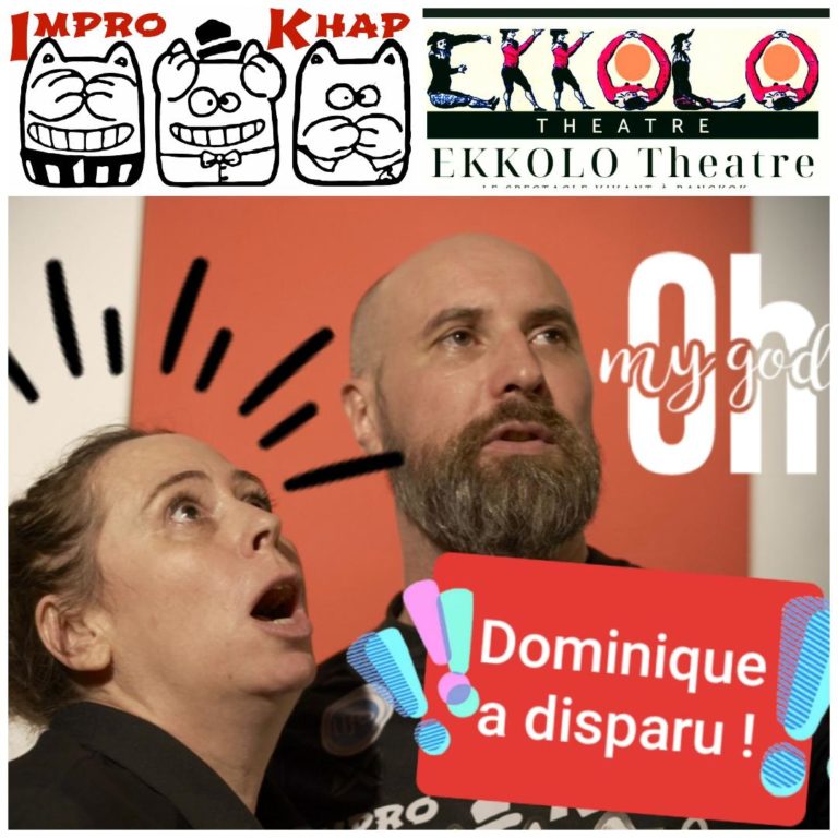 BANGKOK – CULTURE : Improvisation théâtrale de la troupe Impro Krap le 13 mai