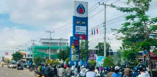 Station essence Laos
