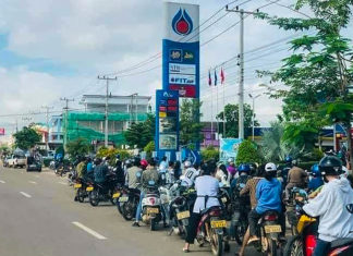 Station essence Laos