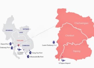 carte Corridor économique oriental