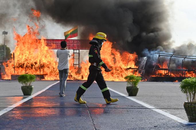 BIRMANIE – SOCIÉTÉ :  La junte birmane affirme avoir brûlé pour plus d’un demi milliard de drogue saisie