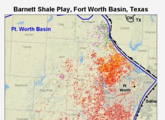 gaz de shiste - Barnett Shale