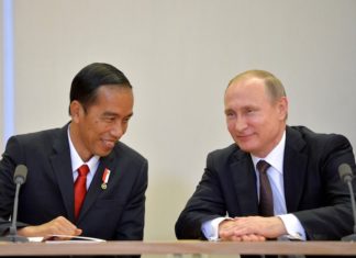 Joko Widodo Vladimir Poutine