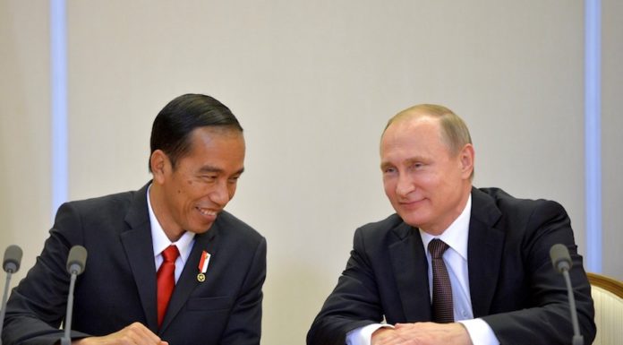 Joko Widodo Vladimir Poutine