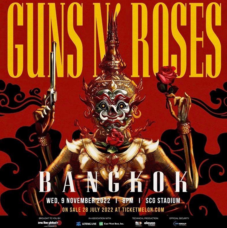 guns n roses bangkok