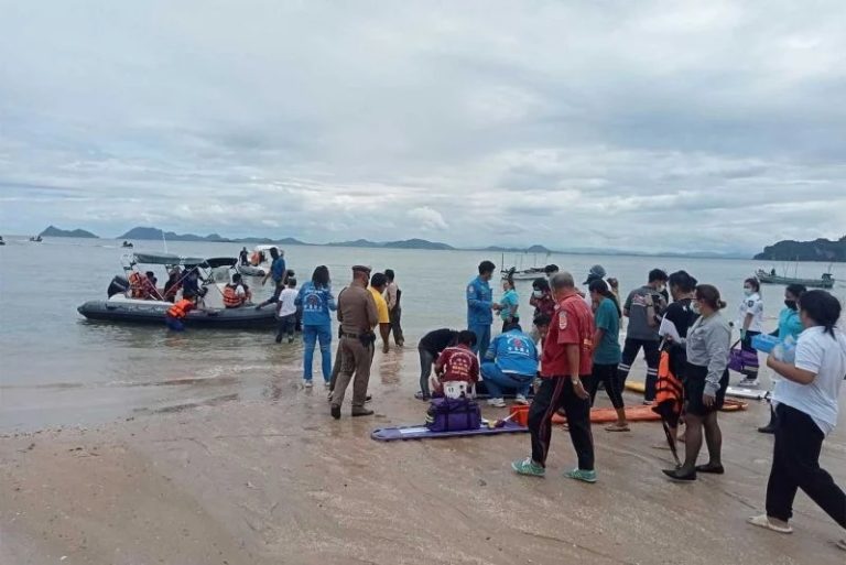 THAÏLANDE – NAUFRAGE : 18 passagers secourus dans l’incendie d’un bateau au large de Chumphon