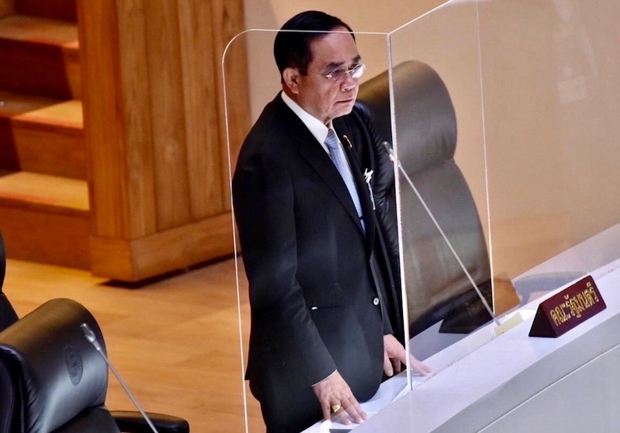 gouvernement prayut motion de censure