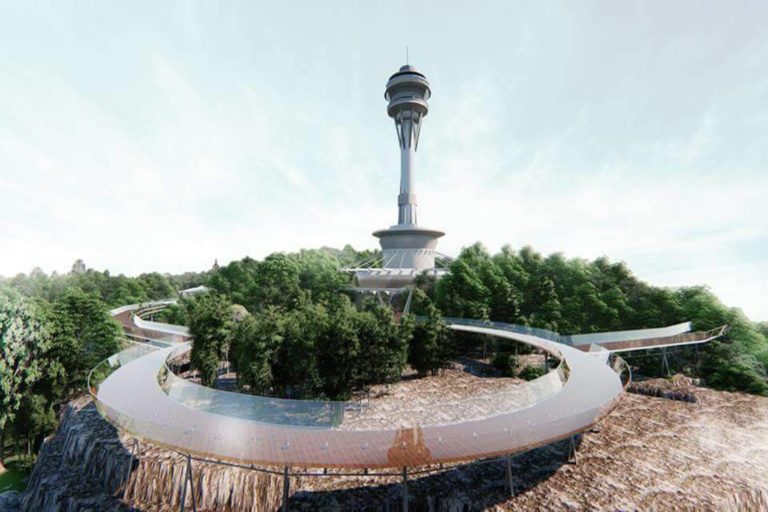THAÏLANDE – HUA HIN : Une tour sur une montagne, nouvelle idée touristique à Hua Hin