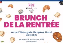 BANGKOK – COMMUNAUTÉ : Bangkok Accueil fait sa rentrée à l’hôtel Amari Watergate le 16 septembre Brunch Bangkok Accueil
