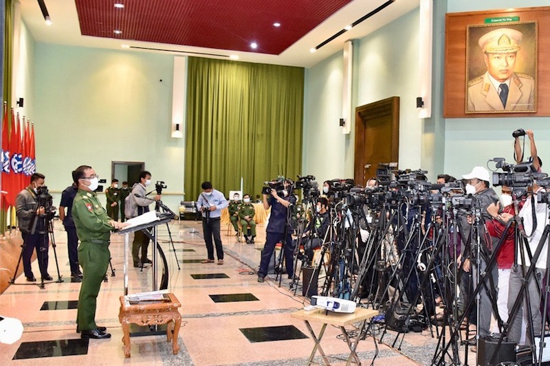 conference presse birmani