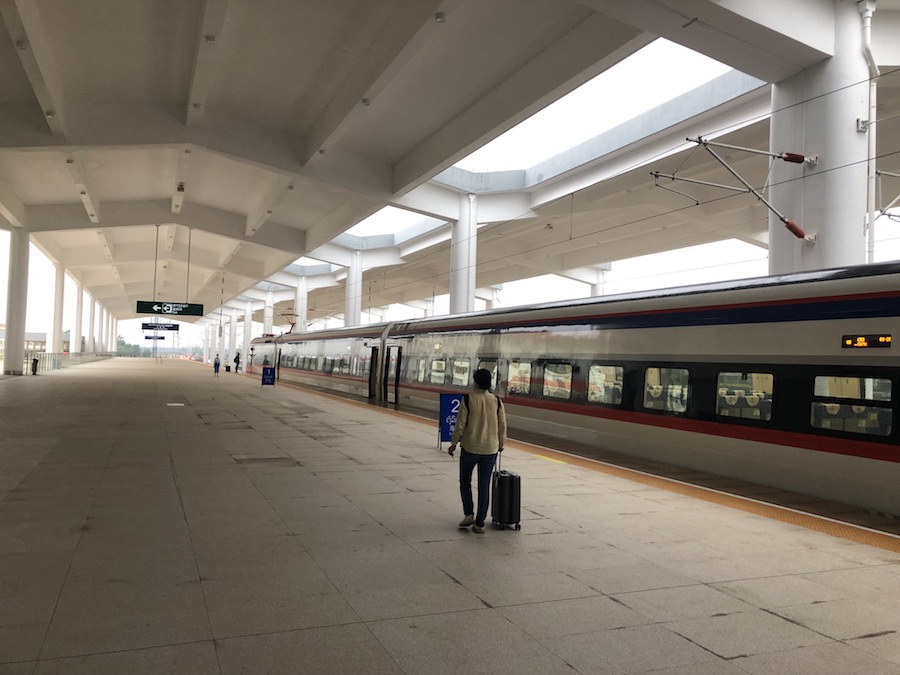 gare ligne laos chine