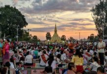 Laos festival That Luang