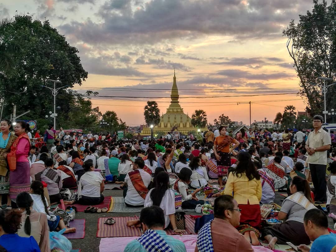 Laos festival That Luang