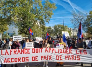 CAMBODGE – FRANCE : Les Cambodgiens se mobilisent pour les droits de l’homme à Paris Manifestation Cambodge à Paris