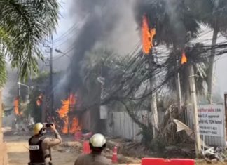 Pattaya incendie
