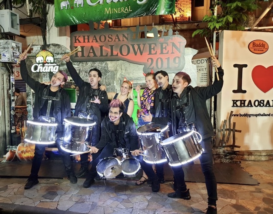 halloween Khao san road