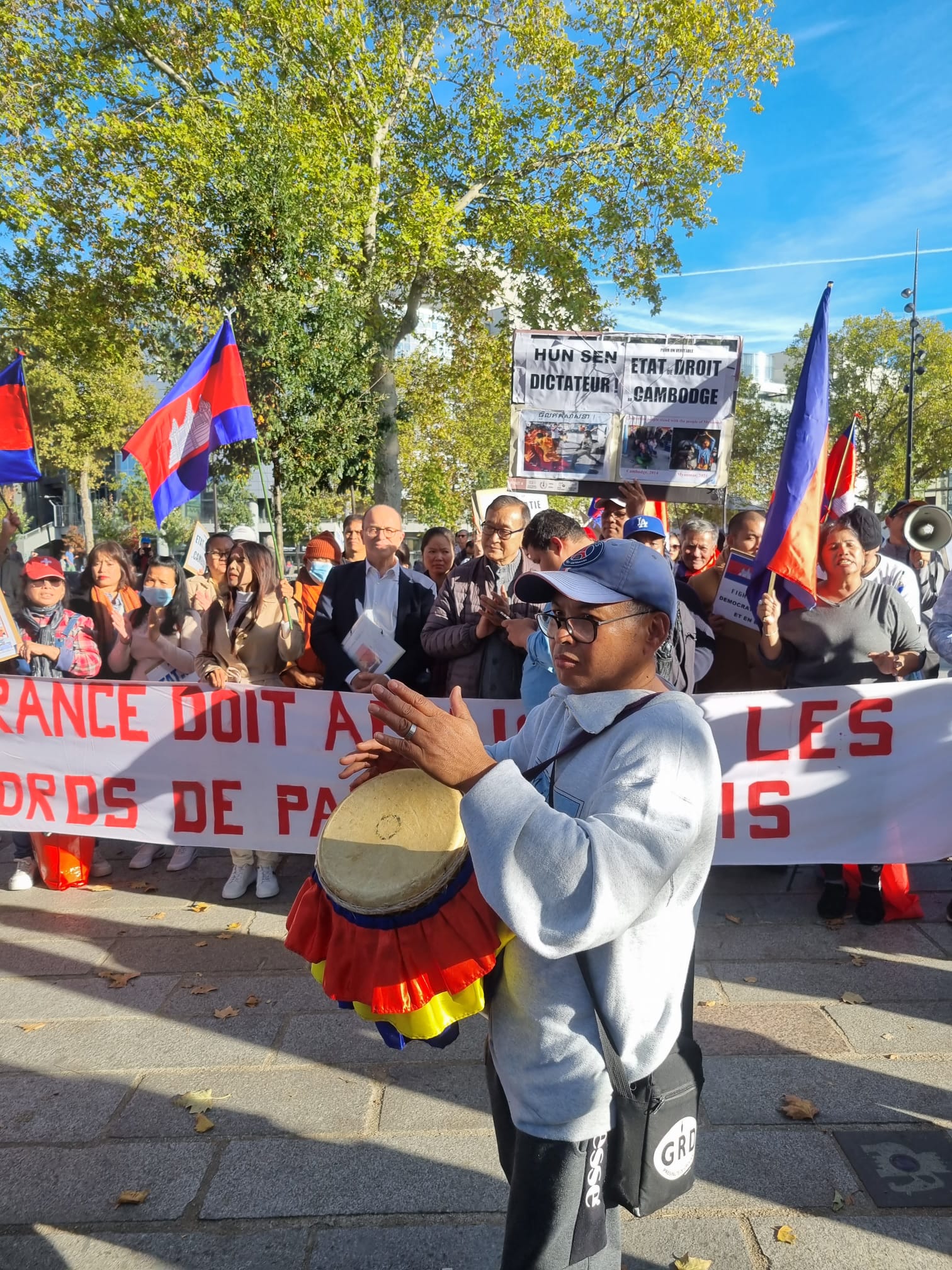 manif Cambodge à Paris