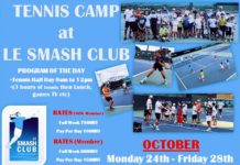BANGKOK – TENNIS : Inscriptions ouvertes pour les camps de tennis du Smash Club pendant les vacances d’octobre smash club camps octobre