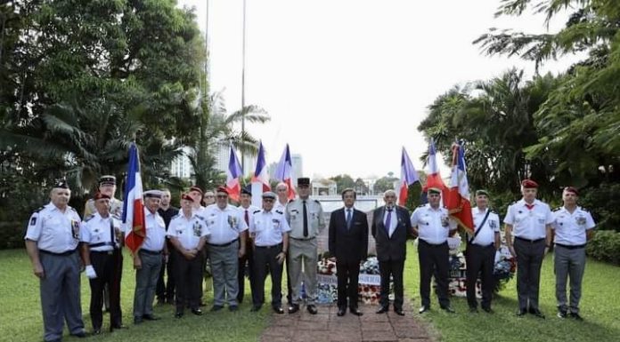THAÏLANDE – CÉRÉMONIE : Deux hommages chargés d’émotion pour l’armistice du 11 novembre 1918 11 novembre amabssade de France