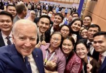 CAMBODGE – USA : Le président Biden séduit le Cambodge avec un » selfie « Biden selfie Cambodge