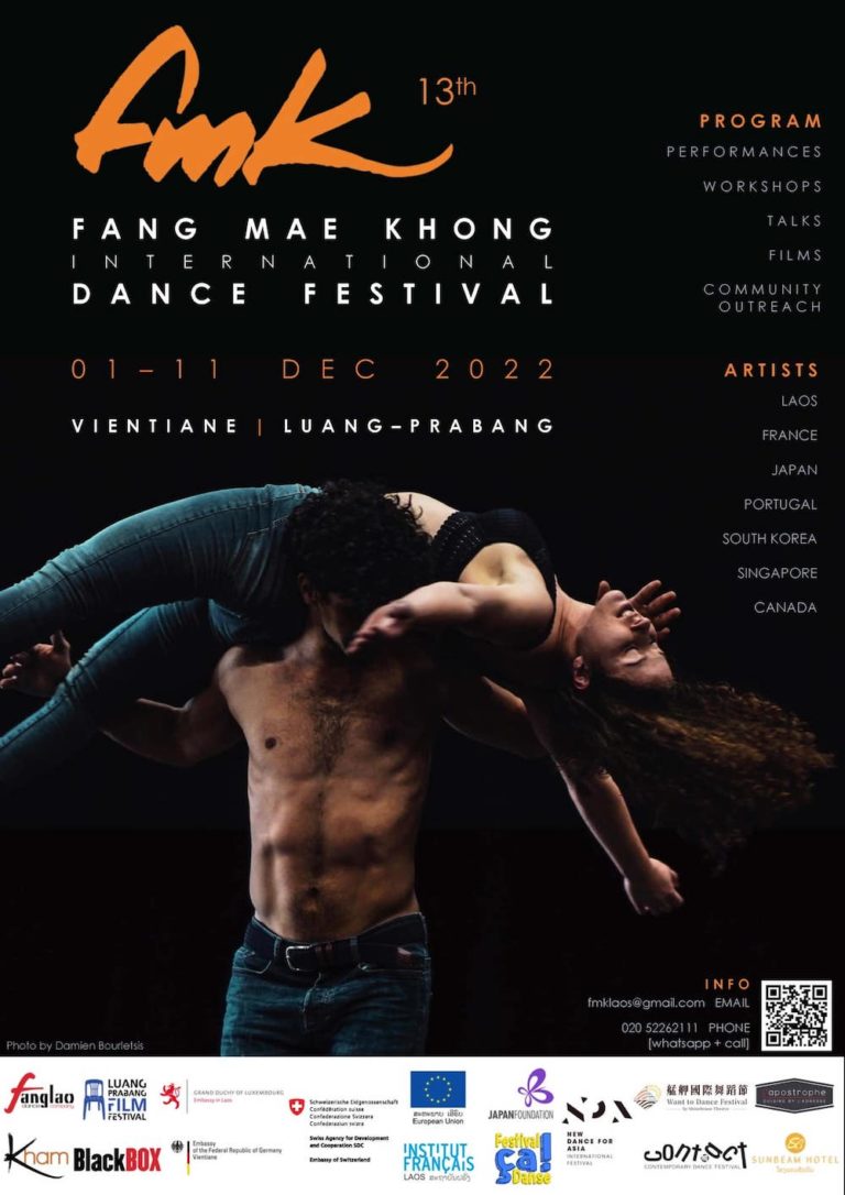 LAOS – CULTURE : A partir du 1er décembre, retrouvez la 13ème édition du festival international de danse Fang Mae Khong