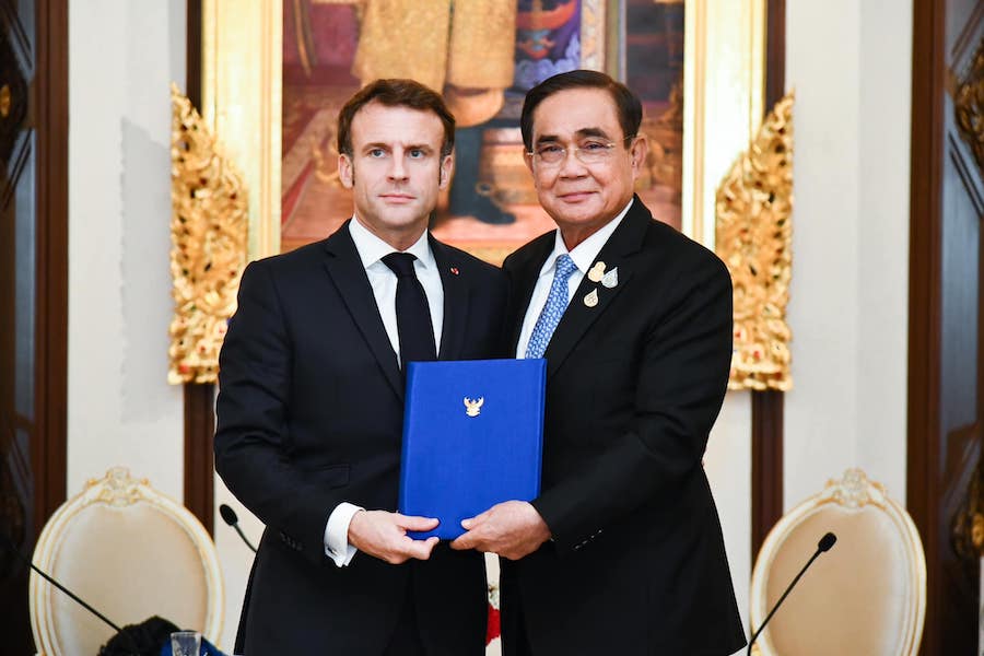 Prayut Macron accord bilatéral