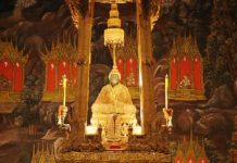 bouddha emeraude hiver