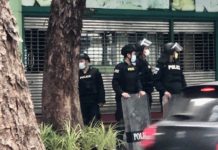 THAÏLANDE – APEC : Les manifestants affrontent la police anti-émeute à Bangkok police anti émeute Bangkok