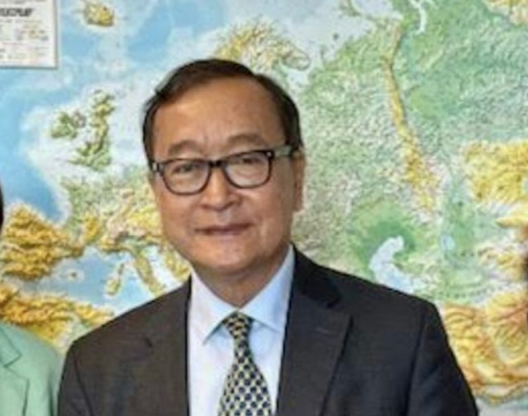 CAMBODGE – FRANCE : L’opposant cambodgien Sam Rainsy interpelle Emmanuel Macron