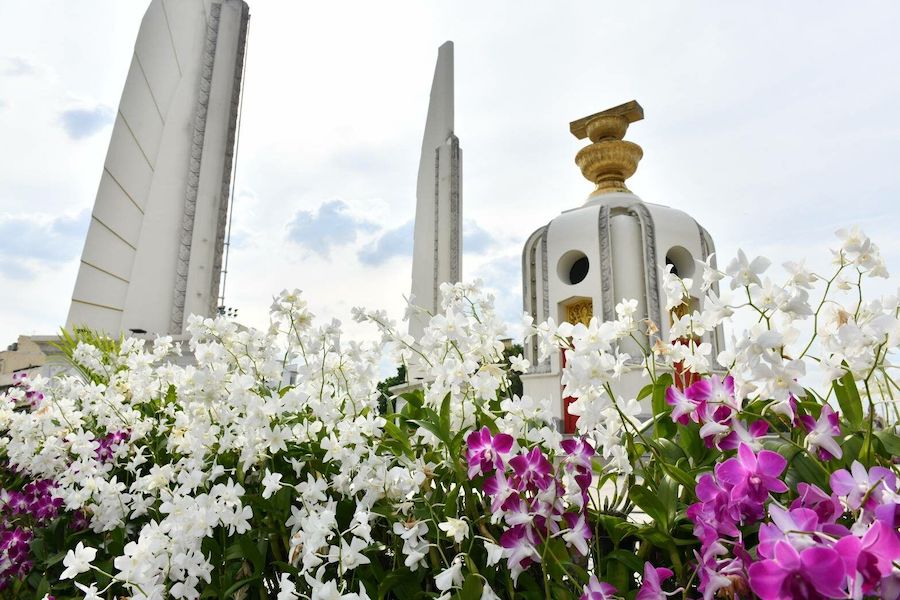 fleurs bangkok fete nationale