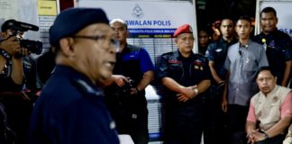 glissement terrain malaisie Police