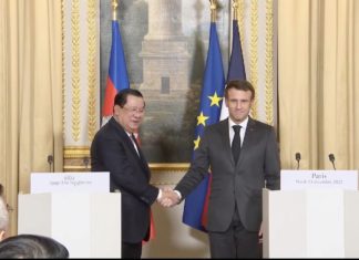 macron - Hun Sen