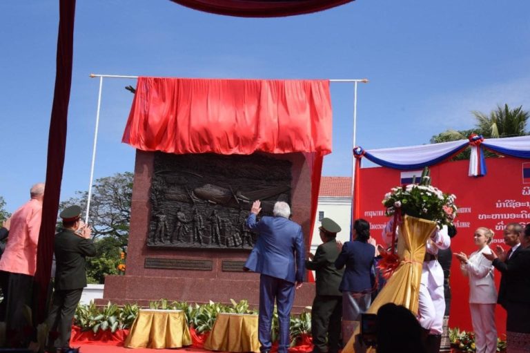 LAOS – DIPLOMATIE : Monument aux pilotes soviétiques abattus au Laos