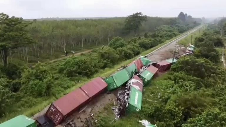 THAÏLANDE – MALAISIE : Attentat contre un train de marchandises qui déraille à Songkhla