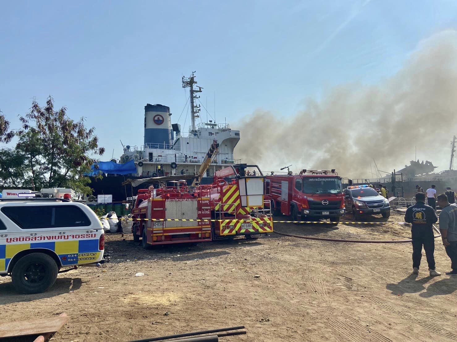 Ruammitr Dockyard explosion pétrolier