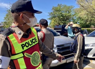 police routière Thaïlande