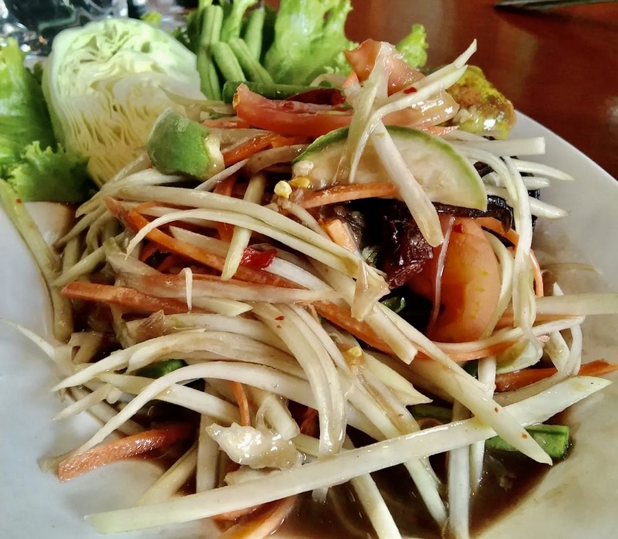 somtam salade de papaye