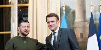 Emmanuel Macron et Zelensky