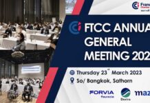 BANGKOK – COMMUNAUTÉ : La Chambre de commerce Franco-Thaïe tiendra son AG annuelle le 23 mars 2023 FTCC AGM 2023