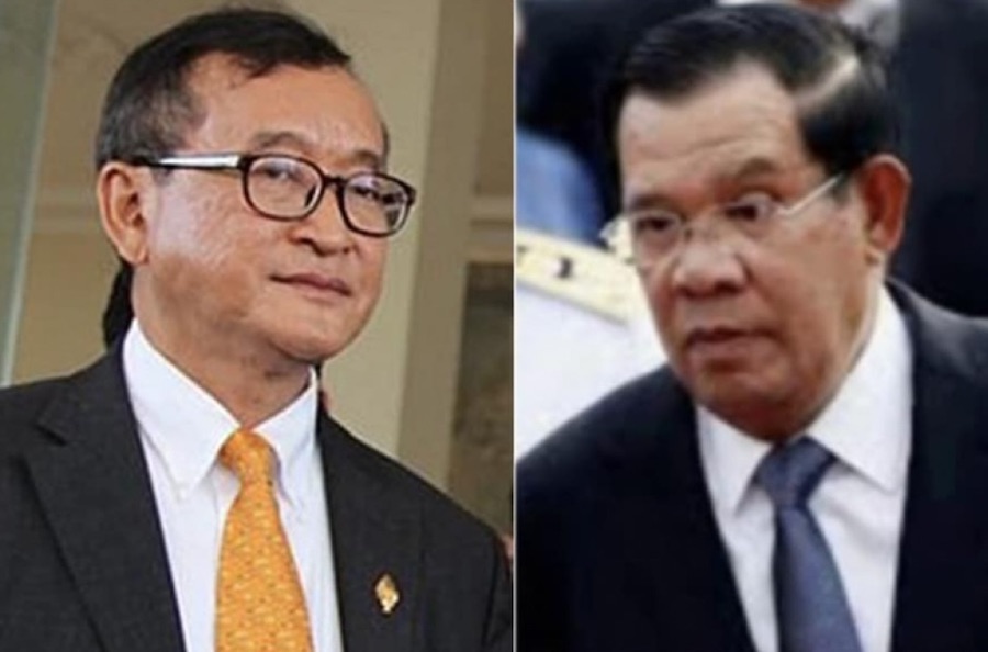 Hun Sen Sam Rainsy