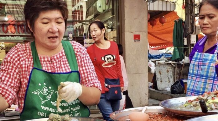 Thai vendeurs de rue