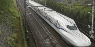 Shinkansen train