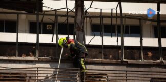 police incendie Bangkok