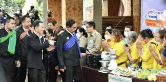 Prayut visite Ratchaburi.