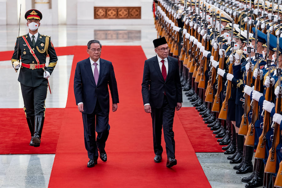 Anwar Ibrahim visite en Chine